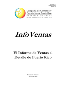El Informe de Ventas al Detalle de Puerto Rico