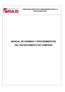 manual de normas y procedimientos del departamento de
