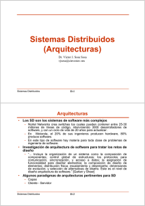 Sistemas Distribuidos (Arquitecturas)