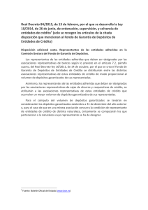 Real Decreto 84/2015, de 13 de febrero, por el que se desarrolla la
