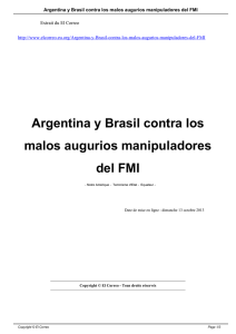 Argentina y Brasil contra los malos augurios - El Correo