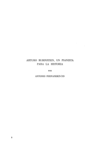 Arturo Rubinstein, un pianista para la Historia