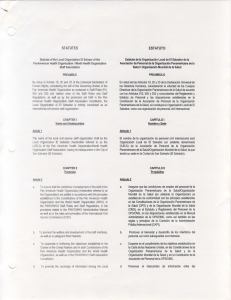 Estatuto de la Organización Local de El Salvador