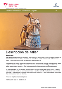 Descripción del taller - Turismo Castilla