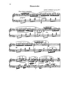 ANTON DVOŘÁK Op. 101, N? 7