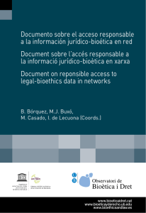 Documento sobre el acceso responsable a la información jurídico