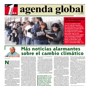 Más noticias alarmantes sobre el cambio climático