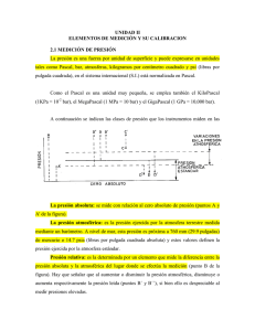 UNIDAD II ELEMENTOS DE MEDICIÓN Y SU CALIBRACION 2.1