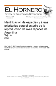 Biblioteca Digital | FCEN-UBA | Trejo, A.. "Identificación de especies