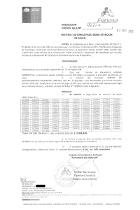 RESOLUCION EXEN?Á 6A.3/Nº MA?EREA: AUTORIZA PAGO