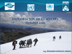 temas de exploracion de glaciares
