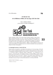 El Club de Cine de la Biblioteca Pública de San Jorge: SJD Zine Tank