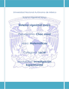 Sistema vigesimal maya - feriadelasciencias.unam.mx