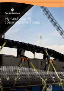 High and heavy lift Special and project cargo