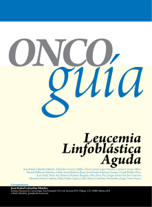Leucemia Linfoblástica Aguda - Instituto Nacional de Cancerología
