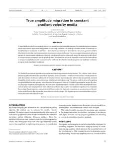 True amplitude migration in constant