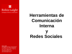 Herramientas de Comunicación Interna y Redes Sociales
