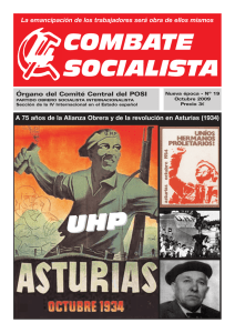 A 75 años de la Alianza Obrera y de la revolución de Asturias (1934)