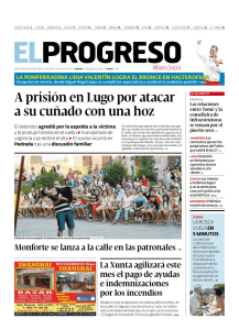 A prisión en Lugo por atacar a su cuñado con una hoz