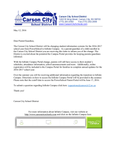 May 12, 2016 Dear Parent/Guardian, The Carson City School