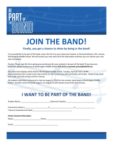 JOIN THE BAND!