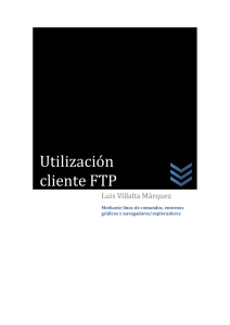 Utilización cliente FTP