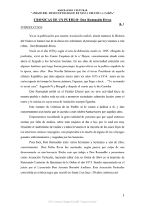 CRONICAS DE UN PUEBLO: Don Romualdo Rivas p. 1