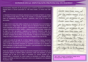 fondos de la diputación provincial de madrid
