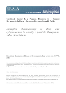 Disrupted chronobiology of sleep and