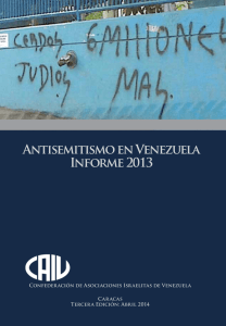 Antisemitismo en Venezuela Informe 2013