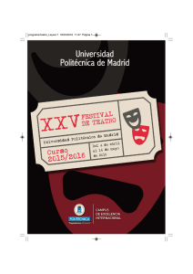 XXV Festival de Teatro de la UPM - Universidad Politécnica de Madrid