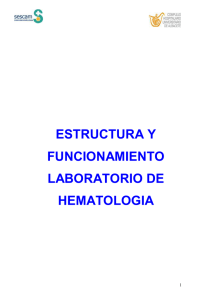 Estructura y Funcionamiento del Laboratorio de Hematología