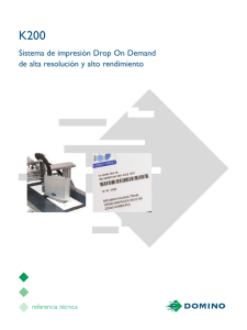 Sistema de impresión Drop On Demand de alta resolución