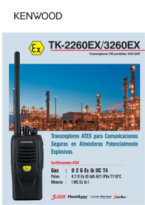 TK-2260EX/3260EX - Walkie Talkies Profesionales