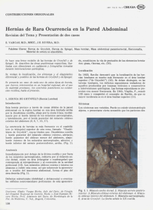 Hernias de Rara Ocurrencia en la Pared Abdominal