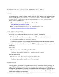 Curso de sintaxis para Libronix beta 3.0