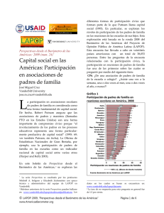 Capital social en las Américas: Participación en asociaciones de