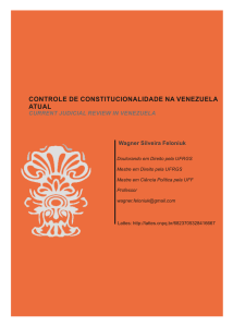 controle de constitucionalidade na venezuela atual
