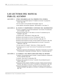 LAS LECTURAS DEL MANUAL PARA EL ALUMNO