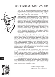 recqrdem enric valor - IES de San Fulgencio