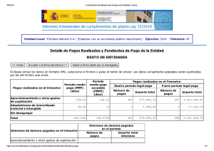 Detalle de Pagg Realizados v Pendientes de Pago de la Entidad