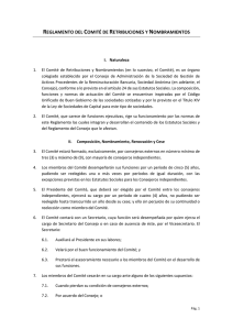 Reglamento del Comité de Retribuciones y Nombramientos 24 030
