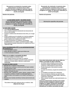 Documento de orientación al paciente-Spanish Version