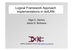 Logical Framework Approach implementations in dotLRN