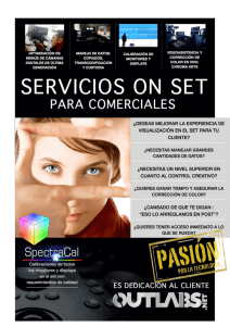 servicios on set