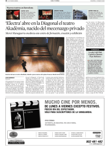 `Electra`abreenlaDiagonalelteatro Akadèmia