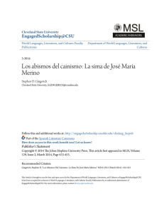 Los abismos del cainismo: La sima de José María Merino