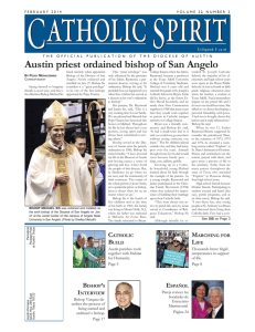 Austin priest ordained bishop of San Angelo