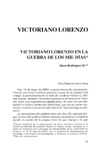 VICTORIANO LORENZO