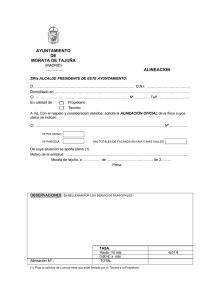 Solicitud de Alineación Oficial - Ayuntamiento de Morata de Tajuña